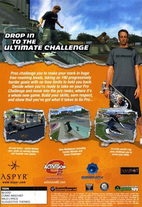 Tony Hawks Pro Skater 4 Box Shot For Gamecube Gamefaqs