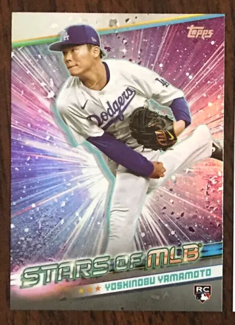 Base Rc Yoshinobu Yamamoto Stars Of Mlb Smlb Topps