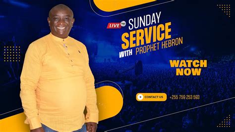 LIVE PROPHET HEBRON WILSON KISAMO KUFUNGULIWA KUTOKA SADAKA ZA