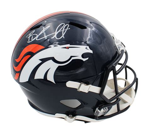 Brandon Marshall Signed Denver Broncos Speed Full Size Nfl Helmet