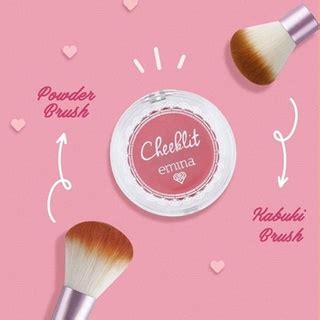 Jual EMINA Cheek Lit Cream Blush Pressed Blush Blush Stick