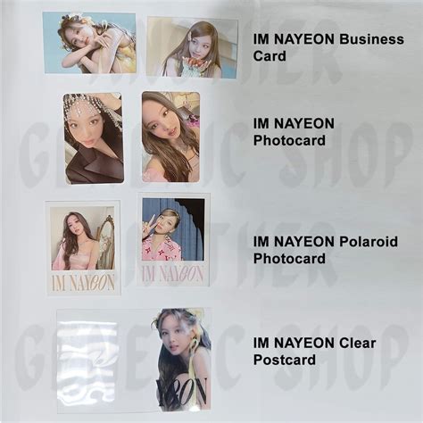 TWICE NAYEON 1ST MINI ALBUM IM NAYEON Photocard Shopee Philippines