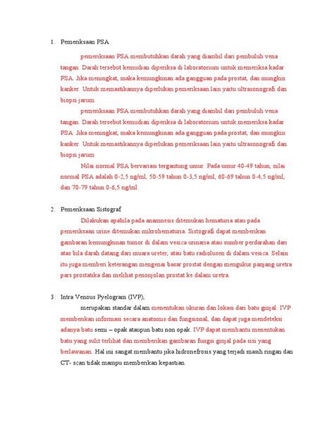pemeriksaan psa