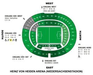 Heinz Von Heiden Arena Seating Chart With Rows And Seat Numbers 2024