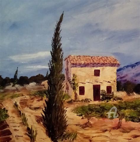 Cabanon De Provence Peinture Par Roberto Urbano Artmajeur