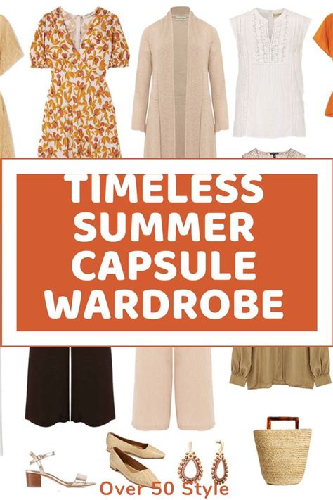 Summer Capsule Wardrobe Pieces For Women Over Fifty Summer Capsule