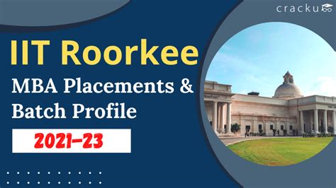 Doms Iit Roorkee Mba Placements Cracku