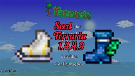 Seed Terraria Patins De Gelo E Botas Para Andar Na Gua Terraria