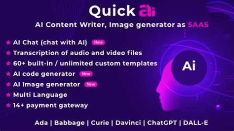 Quickai Openai Chatgpt Ai Writing Assistant And Content Creator As Saas V4 1 1 Download