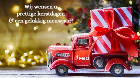 Prettige Kerstdagen En Een Gelukkig Nieuwjaar Gewenst FBO