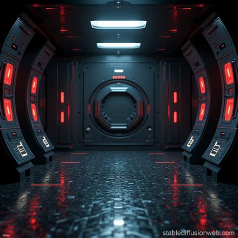 Sci Fi Floor Panel In Front View Stable Diffusion Online