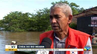 Bom Dia Mirante Pessoas ficam desalojadas e desabrigadas após cheia