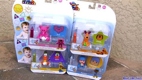 4 Pocoyo Bath Baby Toys Fun Traceables Loula Elly Pato Marcadores Para