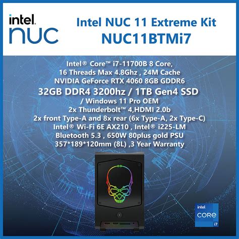 Intel Nuc Extreme Kit Nuc Btmi Gaming Hk Co Ltd