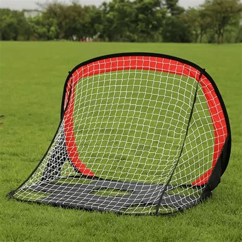 Portable Folding Soccer Goal 2 In 1 Pop Up Soccer Target Net For Training Practice And