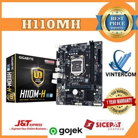 Jual Motherboard GIGABYTE H110MH RESMI LGA 1151 Shopee Indonesia