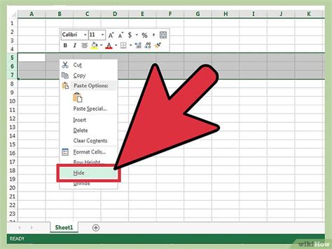 Come Nascondere Le Righe In Excel 6 Passaggi