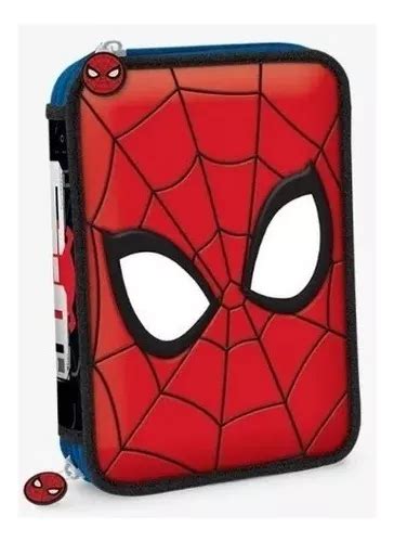 Canopla De 2 Pisos Con Tapa Squishy Spiderman 1802 13 Color Azul Con