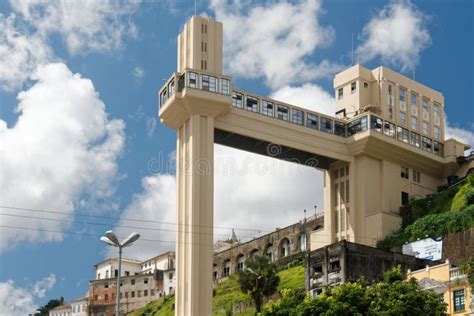 Salvador Bahia Lacerda Elevator From The Bottom Editorial Stock