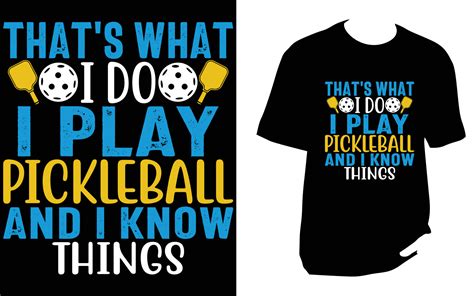 pickleball t shirt design 13118189 Vector Art at Vecteezy