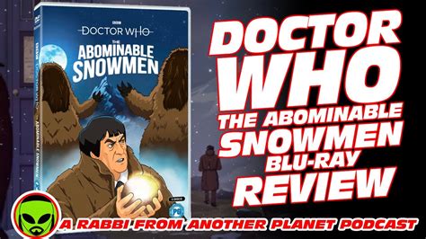 Doctor Who The Abominable Snowmen Animation Blu Ray Review YouTube