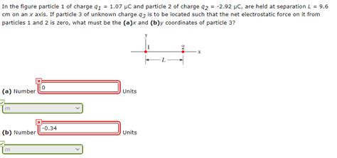 Solved In The Figure Particle Of Charge Pc And Chegg