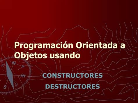 Ppt Programaci N Orientada A Objetos Usando Powerpoint Presentation