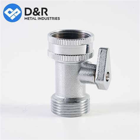 Brass Chrome Plated Ball Valves Irrigation Fitting Garden Hose