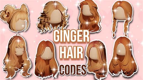 Ginger Orange Hair Codes For Berry Avenue Bloxburg And Brookhaven Roblox Youtube