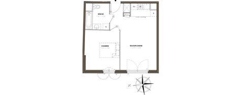 Plan Appartement T2 De 41 83 M² Neuf Résidence N°221666 à Montigny Lès