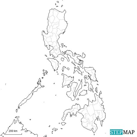 Philippines Map Outline