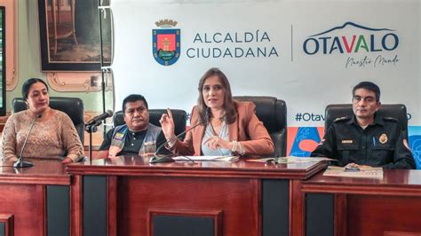 Alcald A Ciudadana De Otavalo Present El Plan De Acci N Y Respuesta