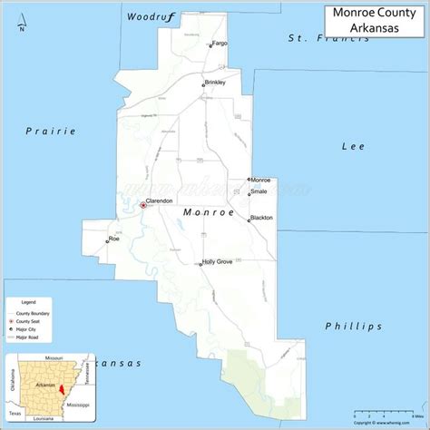 Monroe County Map: Explore Cities, Highways, and More