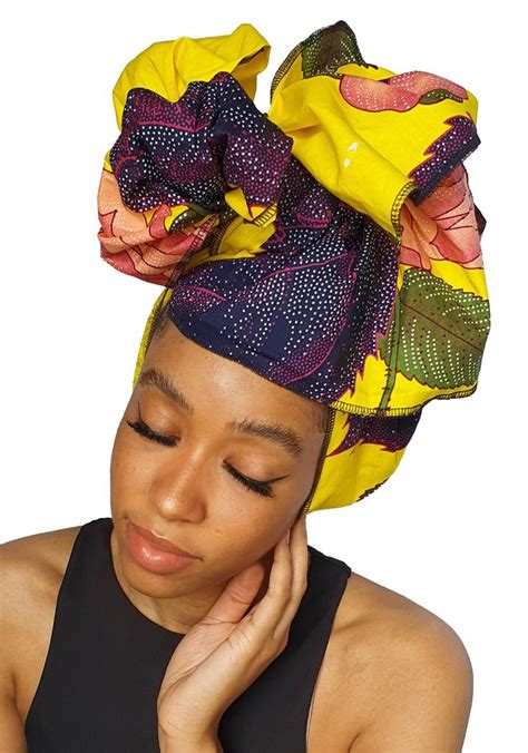 Head Wrap Gifts For Her Head Tie Turban Headwrap Ankara Etsy