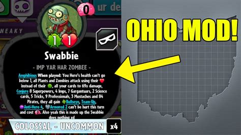 Pvz Heroes Insane Ohio Mod Youtube