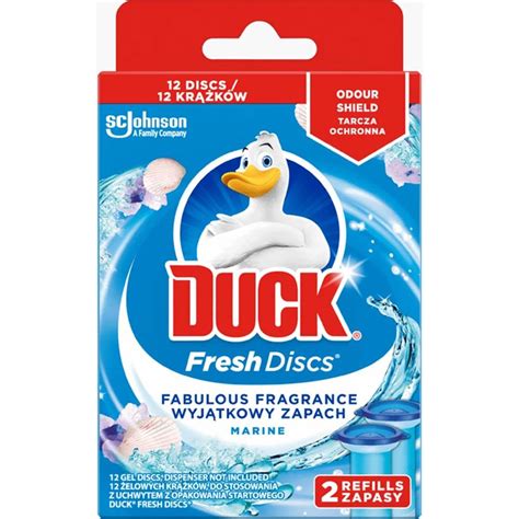 Duck Duo Fresh Discs żelowy krążek do WC Marine zapas 2szt Max