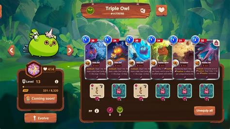 TRIPLE OWL PLANT AXIE ORIGIN SEASON 9 RARE ERA TRYING DIFFERENT