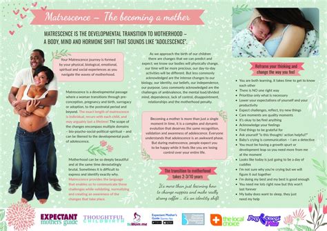 Pregnancy Education Week Expectant Mothers Guide