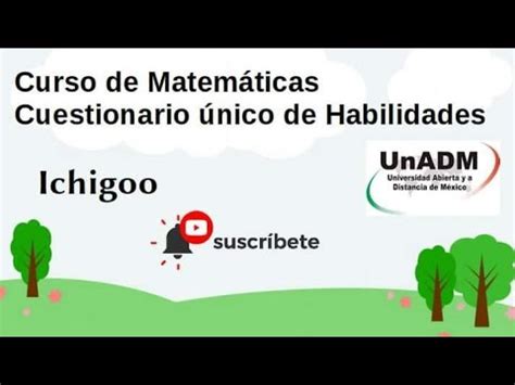 Curso Cuestionario Único De Habilidades UnADM 2022 YouTube