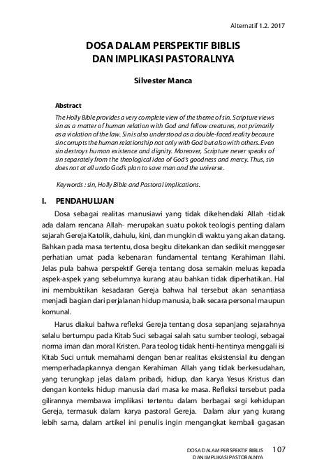 (PDF) Benediktus Denar POST-SEKULARISME DAN TANTANGAN PASTORAL GEREJA POST-SEKULARISME DAN ...