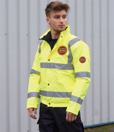 Personalised Hi Vis Portwest Hi Vis Jacket Uk