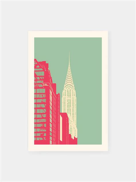 Skyscraper Silhouette Poster - Klumo Shop