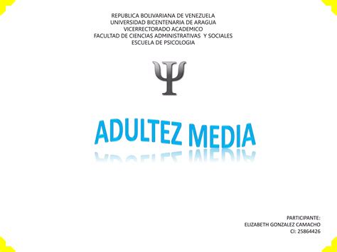 Mapa Conceptual Adultez Media Ppt