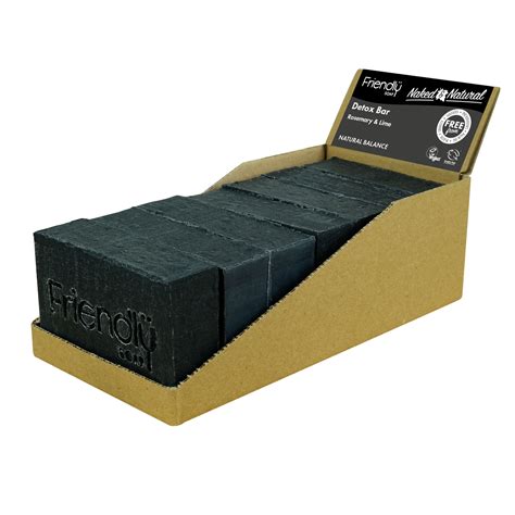 Naked Natural Detox Bar Activated Charcoal Rosemary Lime B B At Grooft