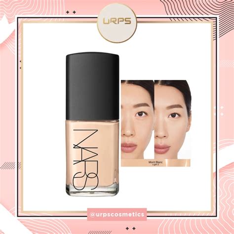 Jual Nars Cosmetics Sheer Glow Foundation Mont Blanc Shopee Indonesia