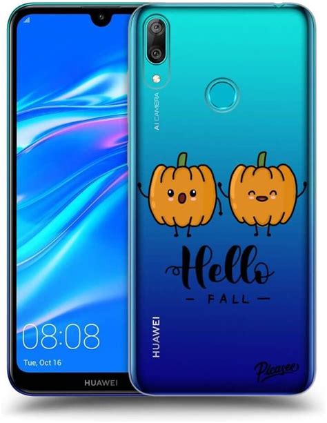 SILIKONOWE PRZEŹROCZYSTE ETUI NA HUAWEI Y7 2019 HALLO FALL Etui na