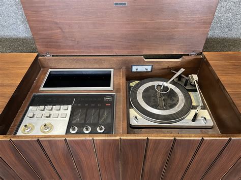 Vintage Mid Century Zenith Stereo Console Etsy