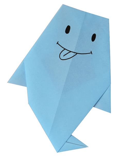 Origami An Easy Ghost - Easy Origami instructions For Kids