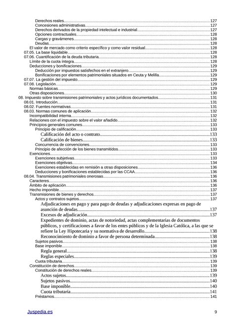 Derecho Financiero Y Tributario Ii Compress Adjudicaciones En Pago