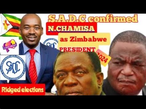 Breaking News S A D C Cornfirms That Nelson Chamisa Ccc Wins Zimbabwe